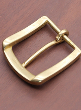 35mm针扣日字扣黄铜皮带扣