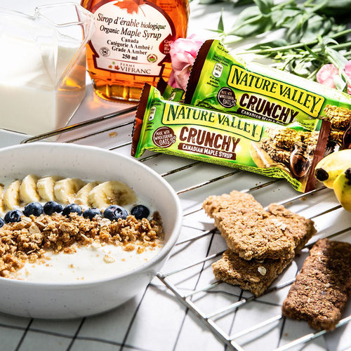 NatureValley天然山谷燕麦能量棒高纤维粗粮饱腹解馋零食代餐饼干 - 图0