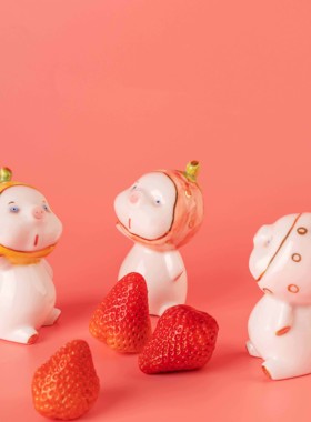 可爱风创意小猪ins少女桌面摆件