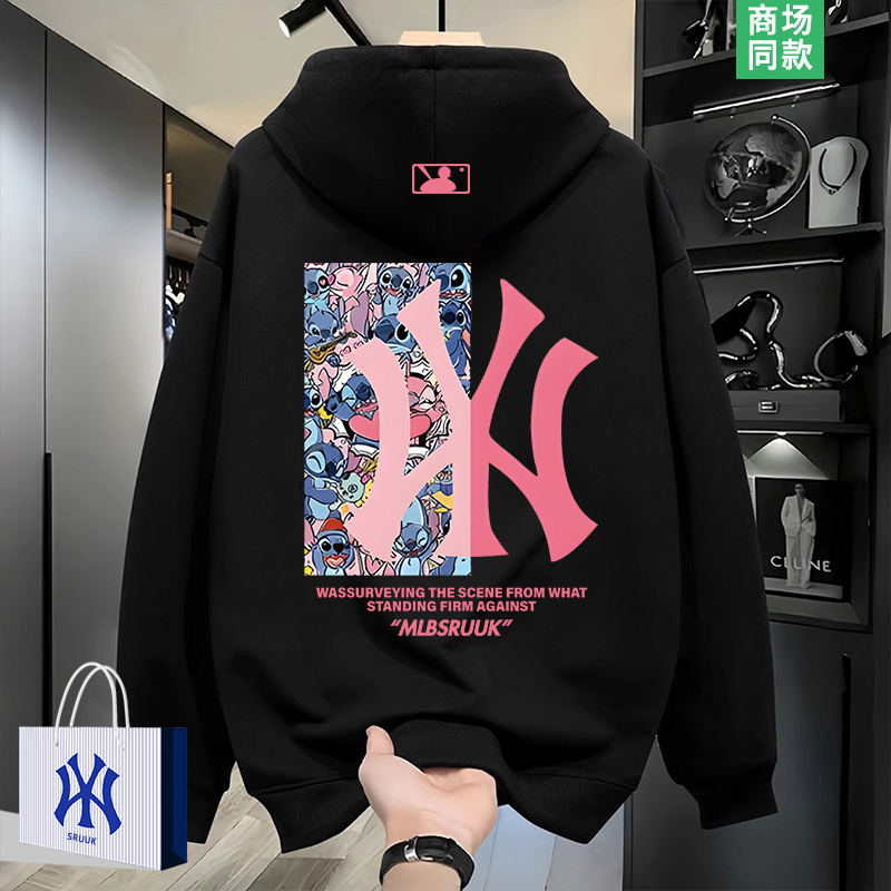 【专柜同款】推荐好物 | 史迪仔联名 | 连帽卫衣男青少年潮牌外套 - 图1