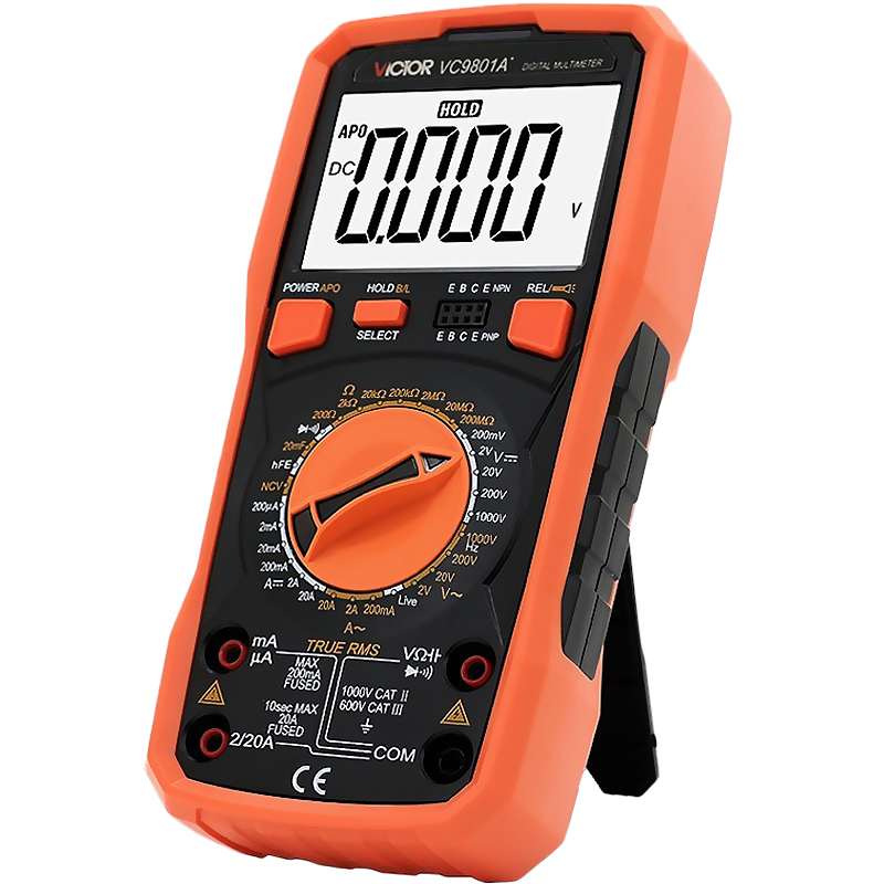 胜利vc9805a+数字万用表电感表 双飞赢家居万用表