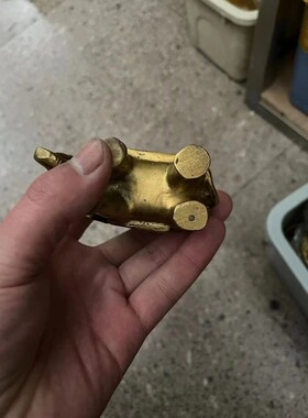 办公室摆件象上封侯向上职场进步中式驿马招财铜大象猴子书房客厅
