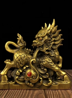 如意麒麟葫芦祥云送礼桌面摆件