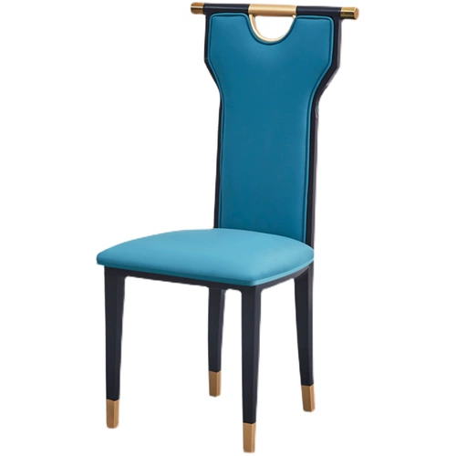 Ресторан легкий роскошный обеденный стул Современный простые банкетные дома коробка железной арт High Back Новый китайский отель стул