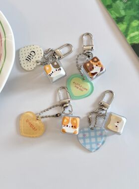 可爱猫咪PBT键帽解压钥匙扣