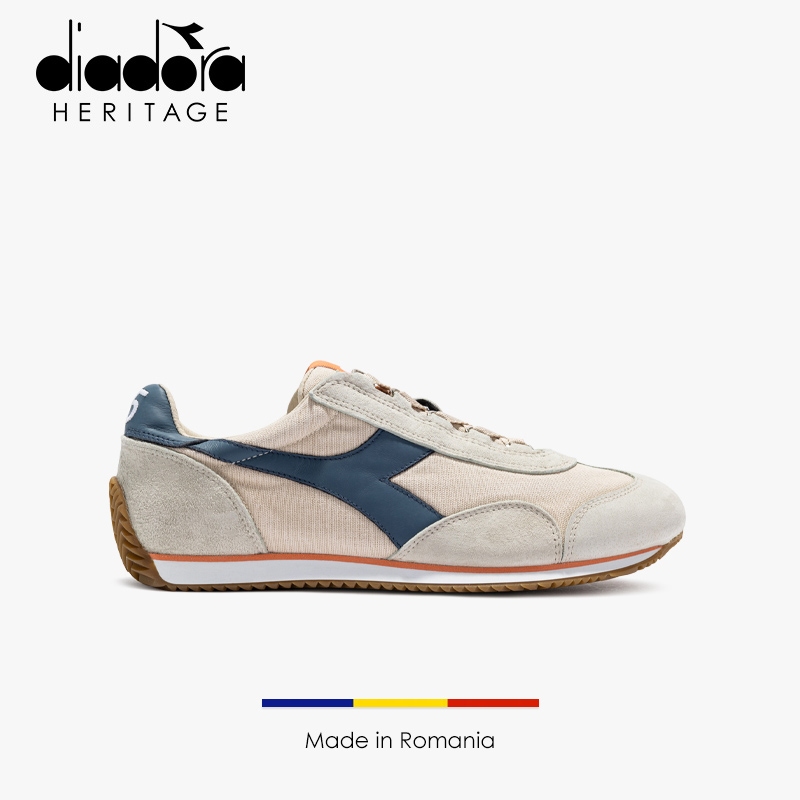 diadora/迪亚多纳男女鞋轻量欧产石洗做旧休闲鞋运动慢跑鞋EQUIPE - 图0