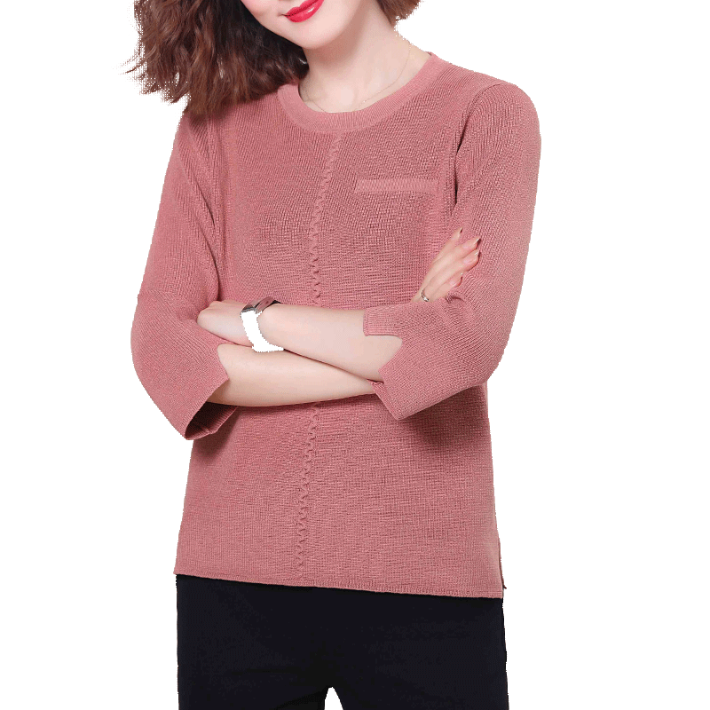  姿必美毛针织衫