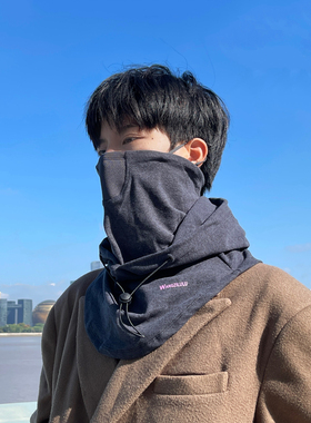秋冬户外骑行保暖多功能围脖面罩