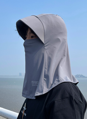 全脸防晒面罩夏季骑车护颈口罩男