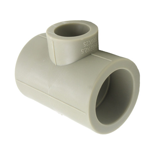 灰色PPR变径三通 异径三通 20 25 32 40 50 63 75 90 110大小三通 - 图3