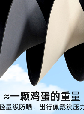 无感一体防晒帽女夏季运动遮阳帽