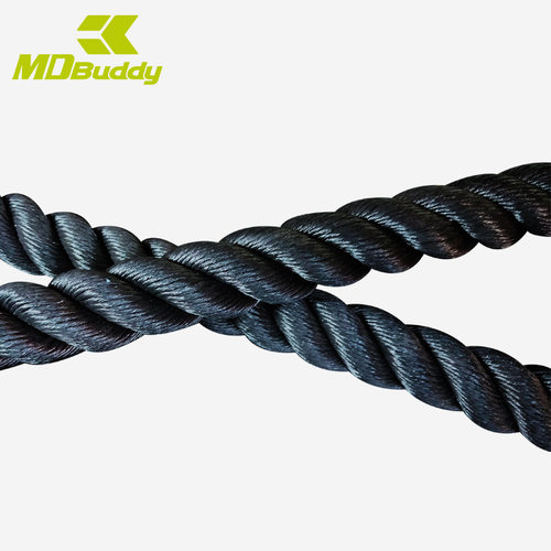 MDBuddy体能训练绳甩大绳UFC格斗绳MMA健身器粗绳肌肉绳攀爬力量 - 图1