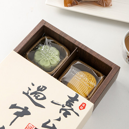 2025中秋月饼机封袋包装袋50g80g广式流心月饼饼托蛋黄酥包装袋盒 - 图1