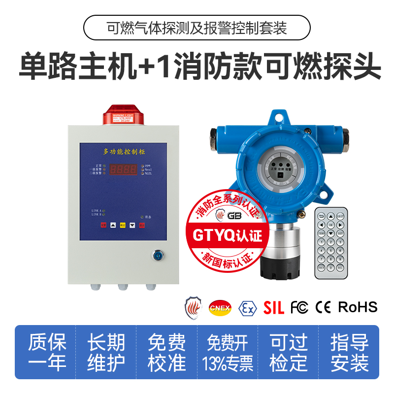 可燃气体探测报警器工业防爆浓度检测仪油漆燃气液化气烤漆房商用 - 图1