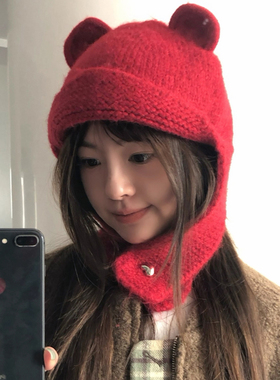 灵允针织帽出游可爱女冬网红同款
