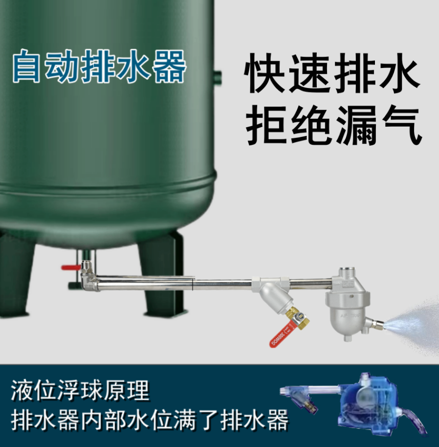 储气罐自动排水器SA6D气泵空压机不锈钢排水器YA-S6排水阀 放水阀 - 图2