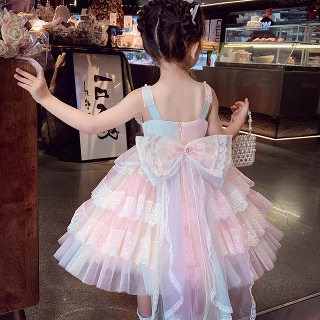 Mesh cake puffy skirt