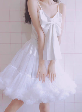 云朵软纱棉花糖暴力cosplay裙撑