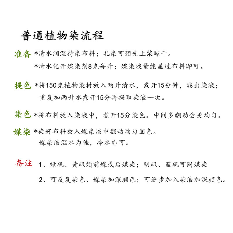 栀子 明黄色 草木染天然植物染料扎染材料包  适染金黄橙色深黄深 - 图2