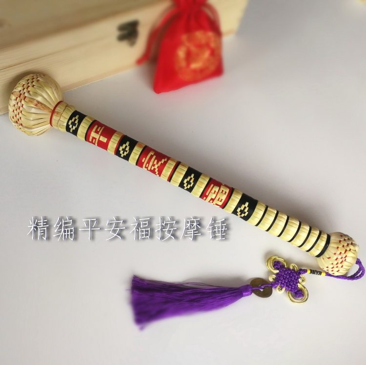 洁园美匠心手工艺精编富贵按摩捶高粱如意按摩棒经络锤敲背捶腿,淘宝优惠券,粉丝福利购,淘宝优惠卷