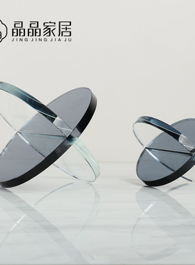 简约现代风水晶杨桃设计出口摆件