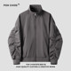 Ponchioe American bomber jacket men and women autumn cleanfit short baseball uniform Barn style