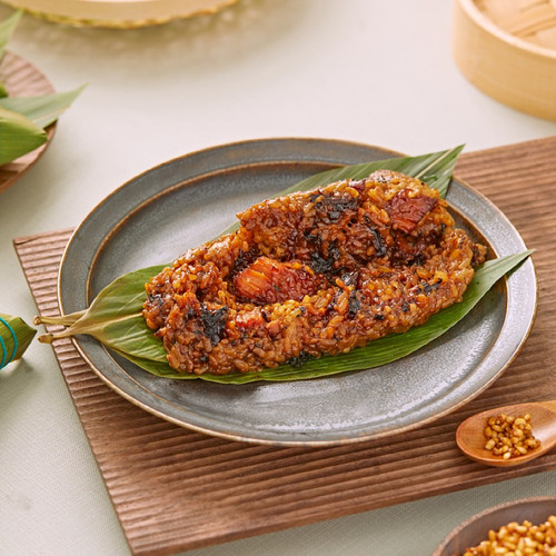 国芳粽子浙江湖州特产手工粽子梅干菜肉粽6-8只新鲜散装现做 - 图1