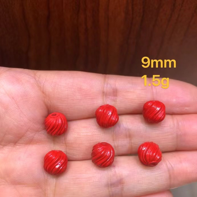 朱砂有钱暴富配饰 红砂钱币diy手编绳链财运亨通时来运转花球隔珠,淘宝优惠券,粉丝福利购,淘宝优惠卷