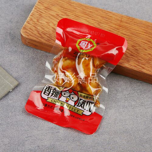 重庆周义凤爪卤香香辣虎皮山椒火锅特辣散装鸡爪零食500g - 图2