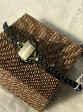 金曜石 手牌 编绳 手链 复古时尚炫酷设计手链