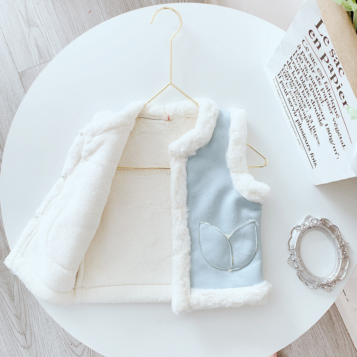 耨耨倪婴儿马甲秋冬季女宝坎肩背心加绒厚保暖儿童外穿马夹洋气潮,淘宝优惠券,粉丝福利购,淘宝优惠卷