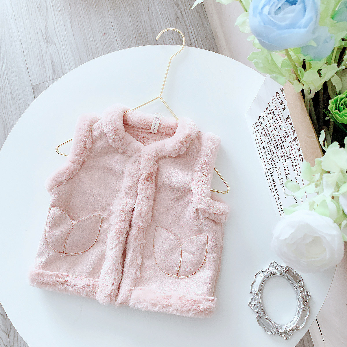 耨耨倪婴儿马甲秋冬季女宝坎肩背心加绒厚保暖儿童外穿马夹洋气潮,淘宝优惠券,粉丝福利购,淘宝优惠卷