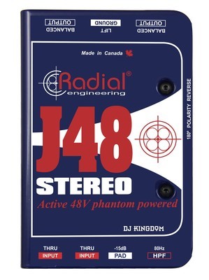 加拿大原装Radial J48/stereo PRO48 JDI USB PRO PZ DI吉他DI盒 - 图1