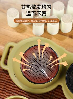 眼灸仪器眼部艾灸盒眼睛贴热敷家用眼罩无烟柱缓解疲劳熏蒸工具罐