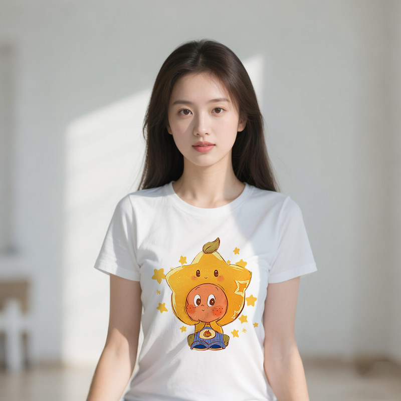 星星图案人物烫画可爱卡通印花图案耐水洗短袖包包热转印烫画贴,淘宝优惠券,粉丝福利购,淘宝优惠卷
