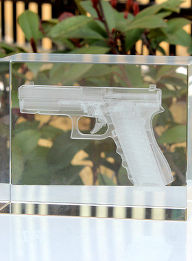 水晶摆件部队模型工艺品