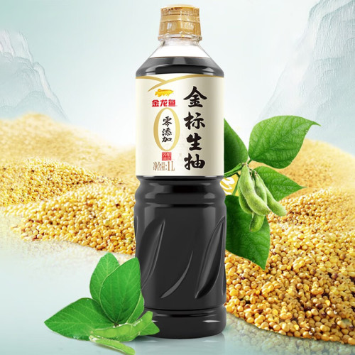 金龙鱼零添加金标生抽1L家用炒菜调味凉拌蘸料酱油色泽红亮