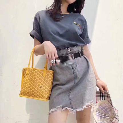 正品女2020新款潮百搭狗牙真皮包包 百都森女士包袋