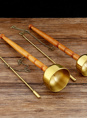 日式引罄台湾引庆法器供佛用品 铜罄 碰铃打击乐器冥想铃大小号