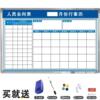 Personnel direction board, duty status, attendance list, notification, dynamic schedule, public sign, magnetic and easy to wipe