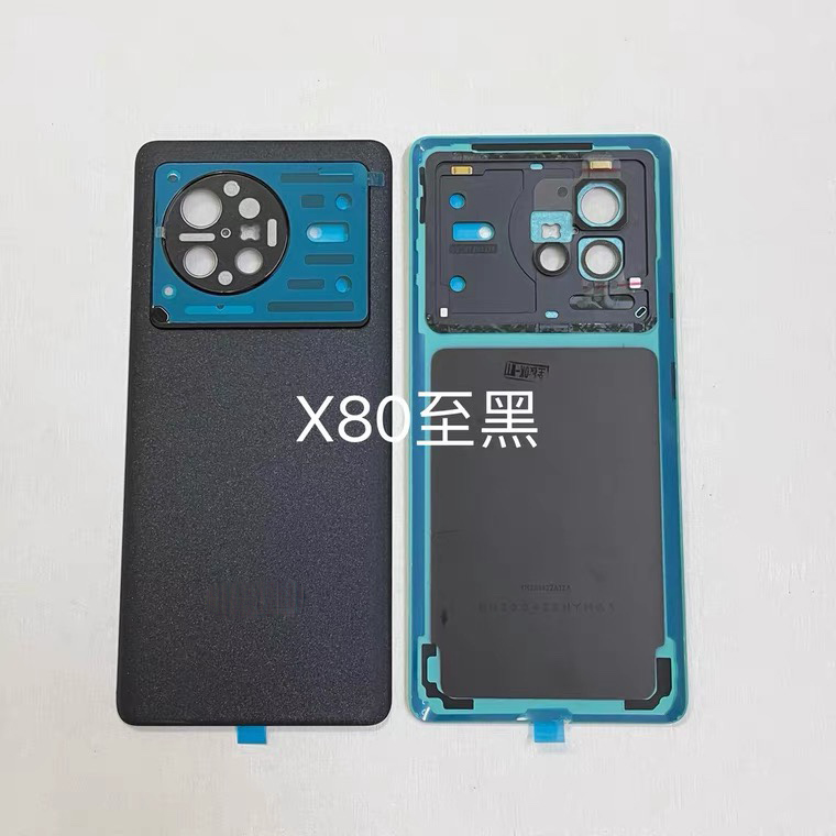 适用vivo X80原装玻璃后盖X80Pro原厂拆机全新外壳手机后壳电池盖-图2