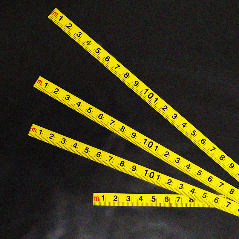 粘贴标尺自粘尺黄色台锯贴尺中分粘性刻度尺条贴纸带胶台尺平板尺 - 图1