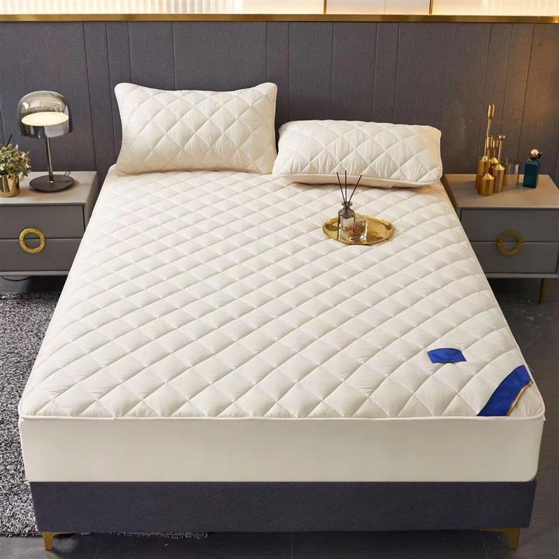 Hotel Fitted Mattress Topper Bed Pad Protecto Cover Queen-图2