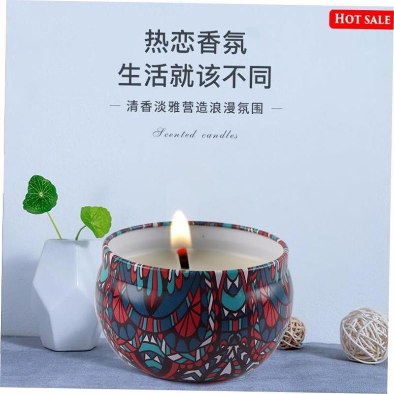 9-piece set Scented candles Soybean wax plant essential oil1-图2