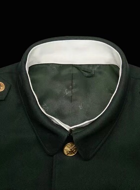 常服绿衣领防脏耐磨假领