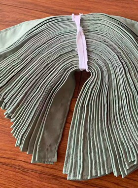 冬常服白领假领子中山装换洗用白衣领衬耐磨绿衣领可拆卸式白领子