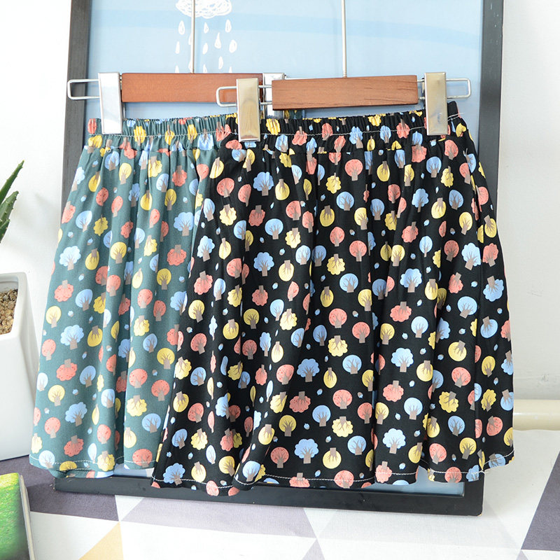 儿童绵绸短裙子夏季宝宝休闲舒适人造棉半身裙居家服睡裙花边裙子,淘宝优惠券,粉丝福利购,淘宝优惠卷