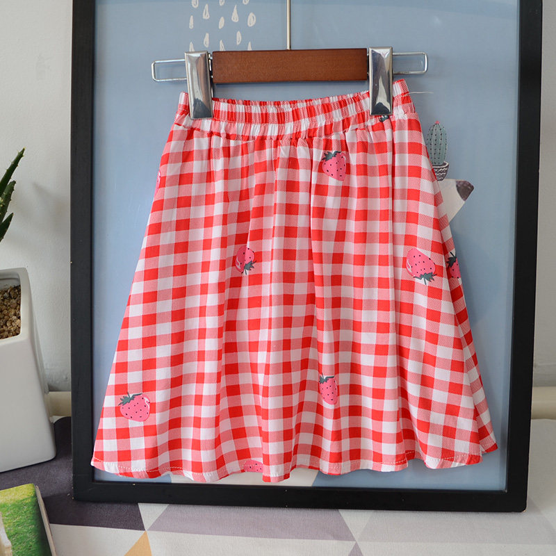 儿童绵绸短裙子夏季宝宝休闲舒适人造棉半身裙居家服睡裙花边裙子,淘宝优惠券,粉丝福利购,淘宝优惠卷