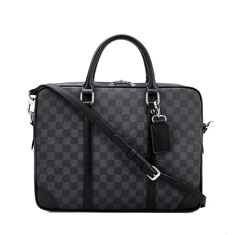 quq男士手提包横款真皮lv ho公文包 quq男士包袋