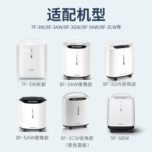 鱼跃制氧机过滤棉毛毡芯7F-3W/8F-3AW/8F-5AW/8F-3GW/8F-3CW配件 - 图1